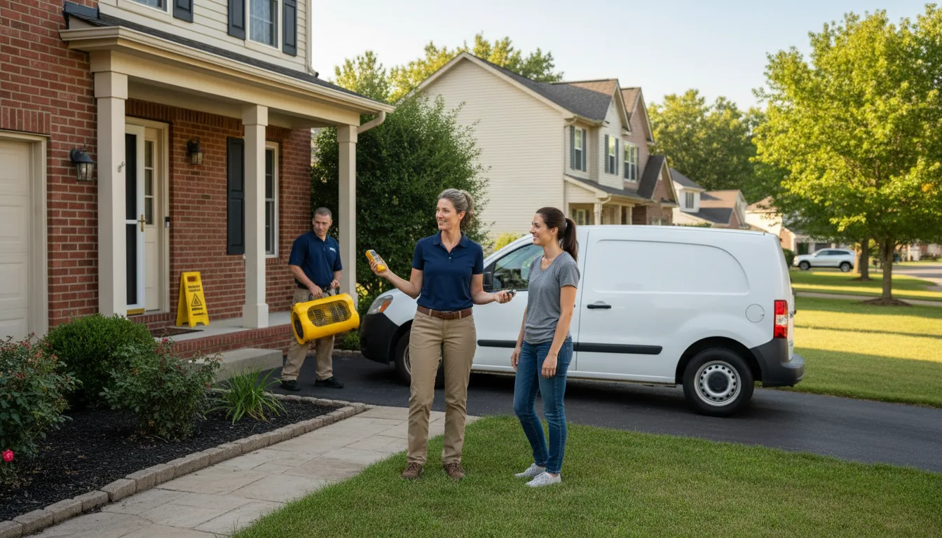 Residential water damage restoration in Grays River, WA